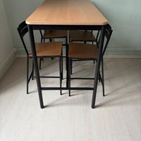 Set Tavolo Alto + 4 Sgabelli - (San Giovanni)