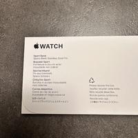 Apple watch cinturino SPORT BAND NERO 42MM S/M