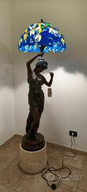 Tiffany piantana statua bronzo