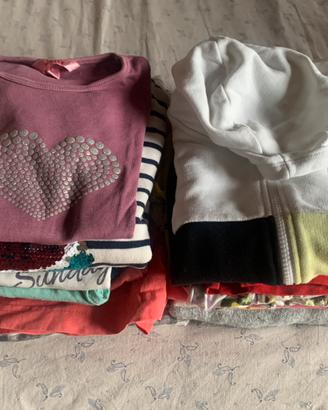 Lotto vestiti bimba 8-9 anni