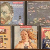 Lotto 5 Cd-rom d'Arte anni '90 Perfette condizioni