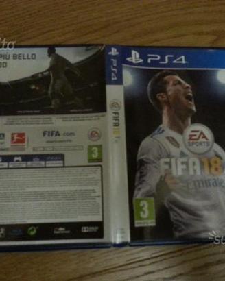 FIFA18 e FIFA17 per PS4