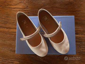 Ballerine bambina bianche numeto 34