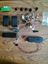 Bartolini mk1 pickups e preamplificatore attivo