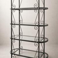 SGFARE Scaffale in ferro battuto realizzato a mano