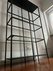 Scaffale VITTSJÖ Ikea vetro e metallo