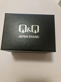 Orologio Q&Q World Time acciaio nero