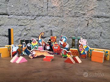 Gioco in Legno Pezzi del Circo