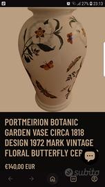 vaso Portmeirion "The botanic garden 1818"