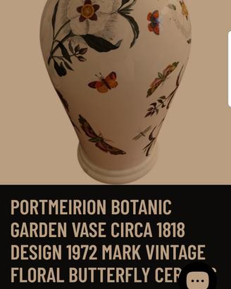vaso Portmeirion "The botanic garden 1818"