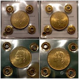 Rara coppia 20 Lire Ramo di Quercia 57/58