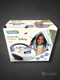 Lettore CD Portatile per Bambini Mooov "Iceberg"