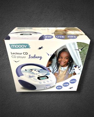 Lettore CD Portatile per Bambini Mooov "Iceberg"
