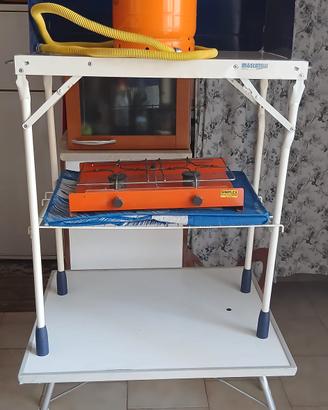 tenda campeggio bifamiliare 