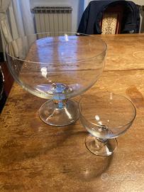 Servizio da macedonia  in cristallo  da 12