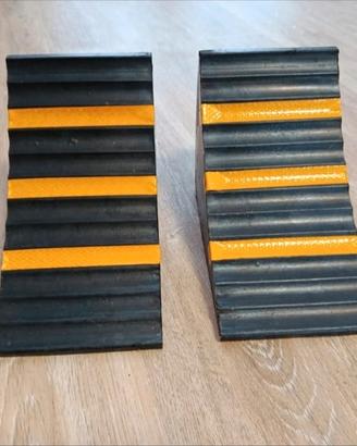 Cunei RWC-1×2 Ruota Gomma Chock, Heavy-Duty