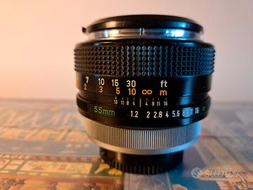 Canon Lens FD 55 mm. 1:1,2