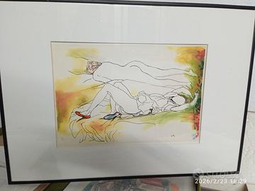 QUADRO OPERE GRAFICHE  RENATO GUTTUSO