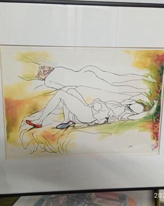 QUADRO OPERE GRAFICHE  RENATO GUTTUSO