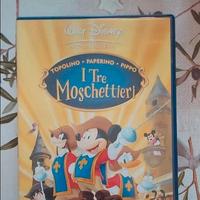 dvd disney i tre moschettieri topolino paperino
