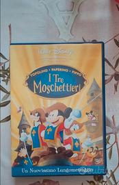 dvd disney i tre moschettieri topolino paperino