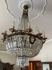 Lampadario in cristallo