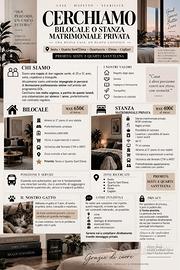 Bilocale/Stanza matrimoniale privata 