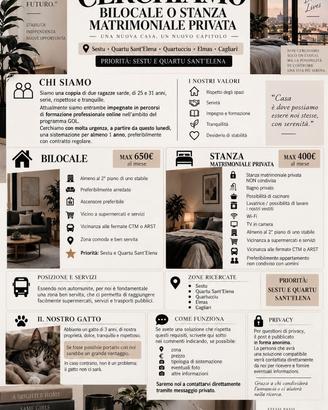 Bilocale/Stanza matrimoniale privata 