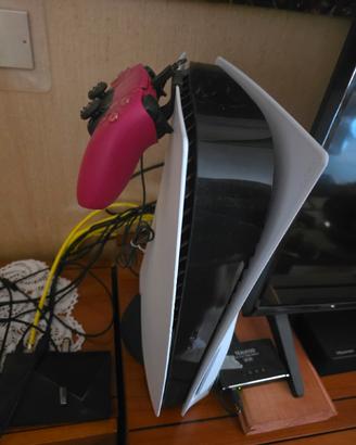 PS5 Fat (con lettore) usata pochissimo+2 pad+gt7