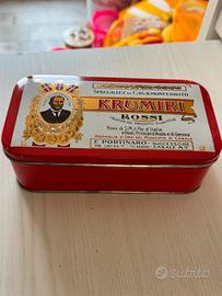 Scatola latta Krumiri Rossi anni ‘90
