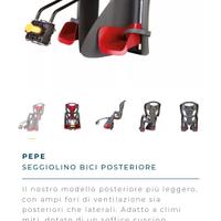 SEGGIOLINO BICI POSTERIORE PER BAMBINI