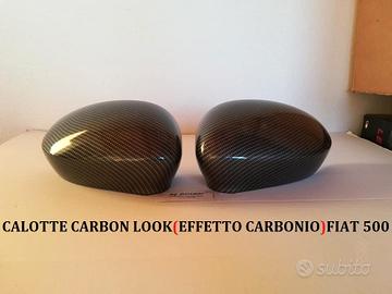 Calotte specchio Carbon Look Fiat 500 e Abarth