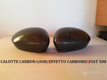 Calotte specchio Carbon Look Fiat 500 e Abarth