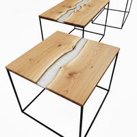 Tavolo moderno design in legno resina