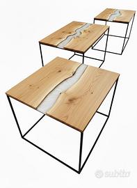Tavolo moderno design in legno resina