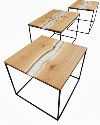 Tavolo moderno design in legno resina