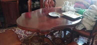 tavolo salone + sedie 