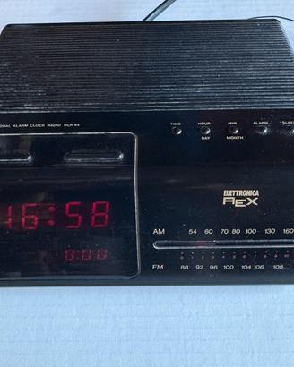 Radiosveglia Elettronica Rex RCR 94 vintage