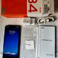 ZTE BLADE A34 con cover