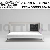 Letto a Scomparsa singolo con testata tessile
