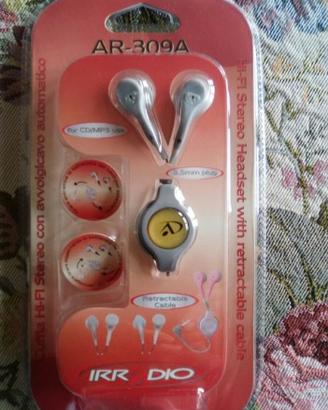Cuffia HI-FI auricolare Irradio mod.AR-309-A