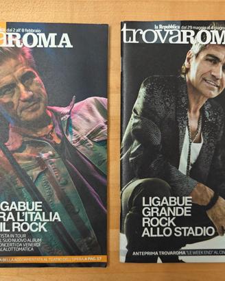 LIGABUE riviste copertine cantante