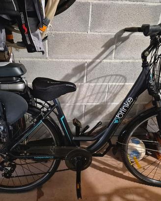 bici città uomo donna elettrica brinke ruota 28