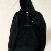 felpa nera Moncler con zip