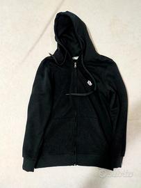 felpa nera Moncler con zip