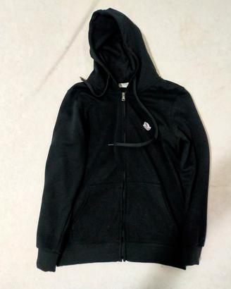 felpa nera Moncler con zip