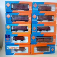 lotto composto da 10 carri merci roco