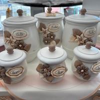 Set cucina terracotta artigianale