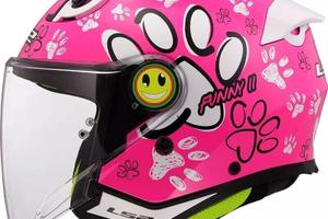 CASCO BIMBO LS2 TG S 47/48 CM OF622 FUNNY 2 PAWS P