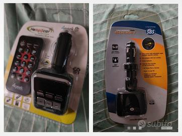 Trasmettitore FM x auto 4geek + Adattatore Doppio